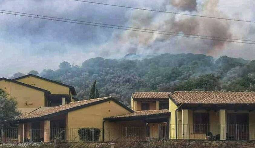 Incendio in Loc.Monte Pitti