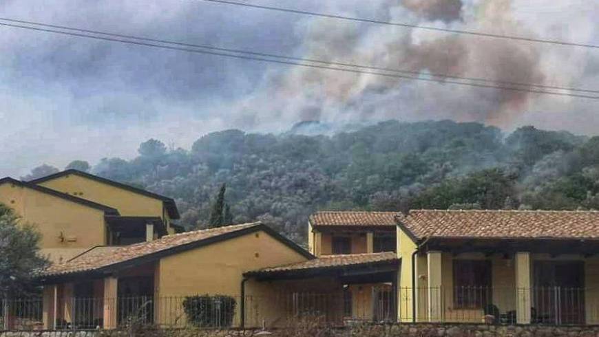 Incendio in Loc.Monte Pitti