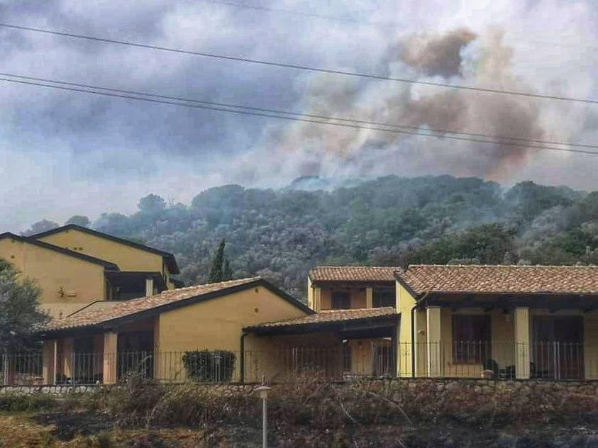 Incendio in Loc.Monte Pitti