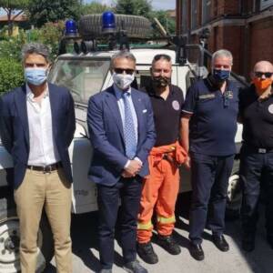 Visita del Capo della Protezione Civile e del Ministro Dell’Ambiente