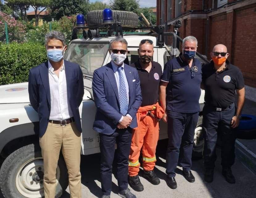 Visita del Capo della Protezione Civile e del Ministro Dell'Ambiente